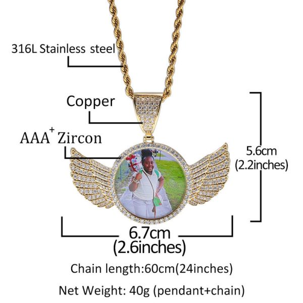 Wholesale Fashion Customizable Necklace with photos PH #A0564