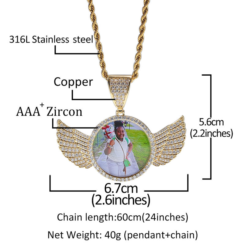 Wholesale Fashion Customizable Necklace with photos PH #A0564 - Image 4