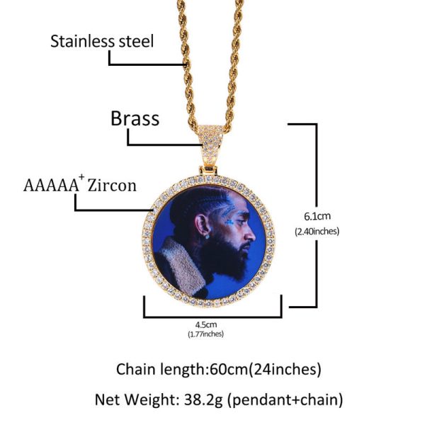 Wholesale Fashion Customizable Necklace with photos PH #A0564