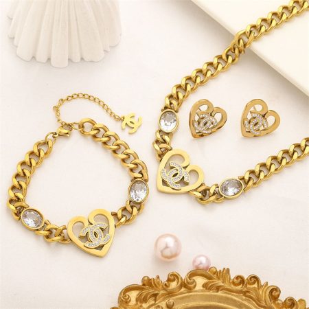 Wholesale Fashion Necklace & Bracelet & Earring Set CHL #A1571