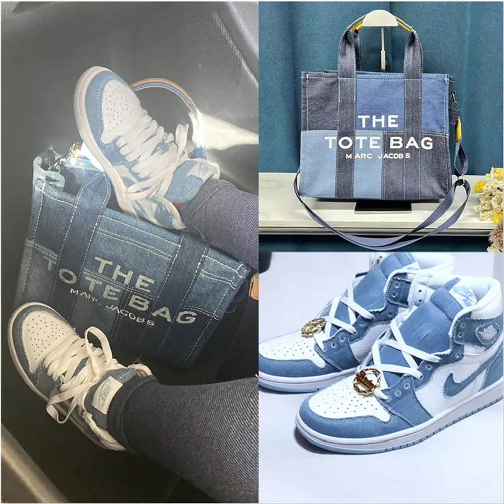 1 set fashion sport shoes & Tote bag free shipping MAJ #12836 - Image 1