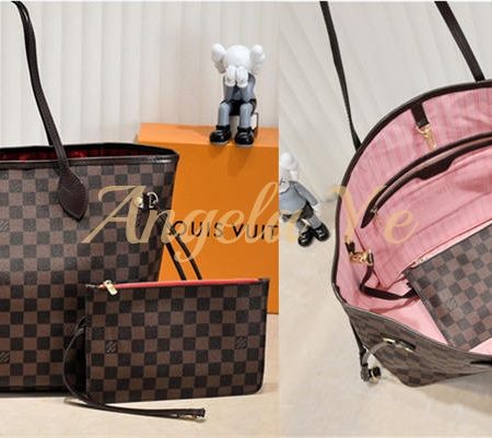 Top quality real leather Tote bag neverful LOV CM #16859 - Image 2