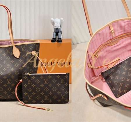 Top quality real leather Tote bag neverful LOV CM #16859 - Image 5