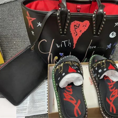 High quality slippers & Tote bag free shipping CLN #17190 - Image 2