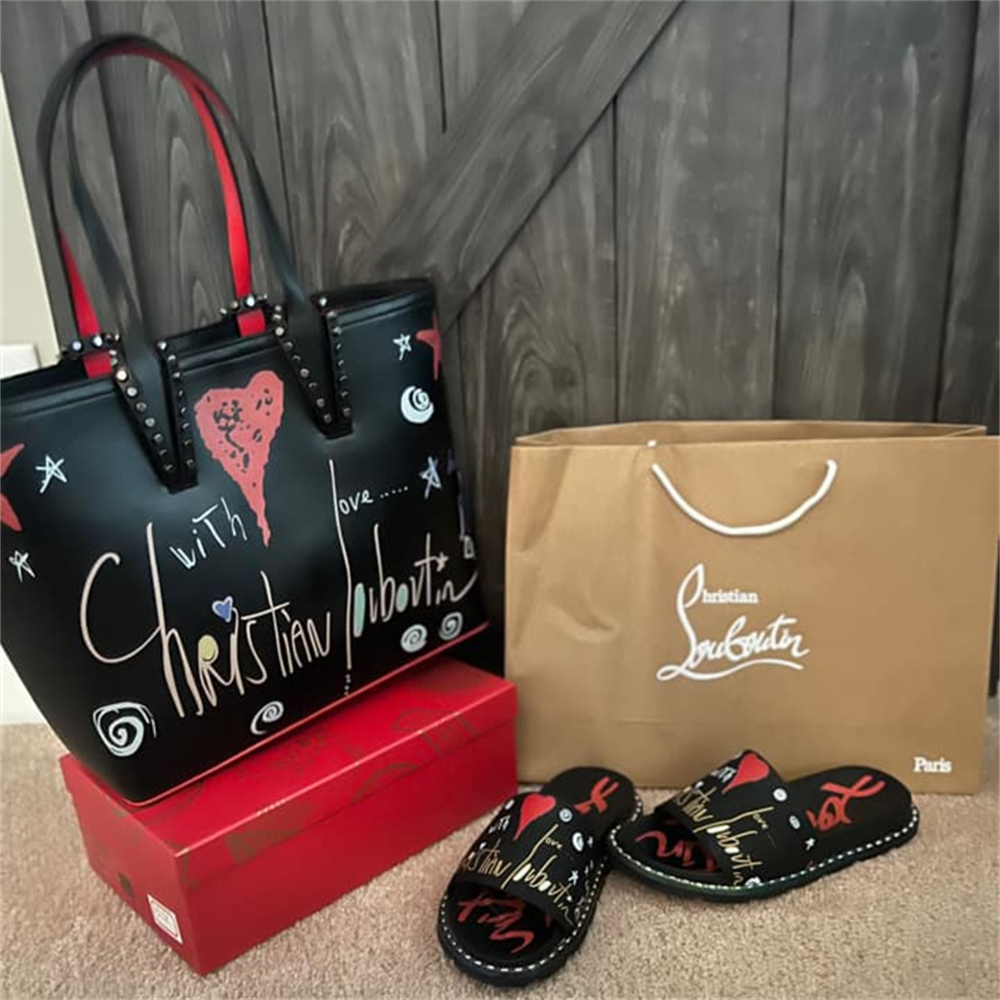 High quality slippers & Tote bag free shipping CLN #17190 - Image 3