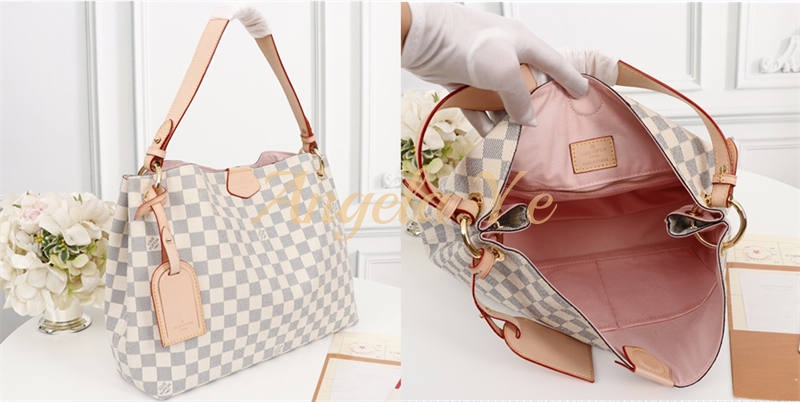 Top quality real leather shoulder bag size:35cm/41cm LOV CM #18013 - Image 2