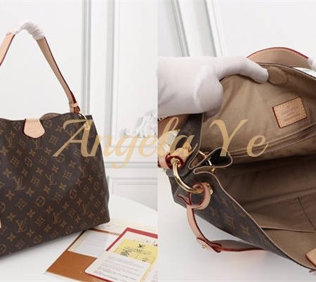 Top quality real leather shoulder bag size:35cm/41cm LOV CM #18013 - Image 4