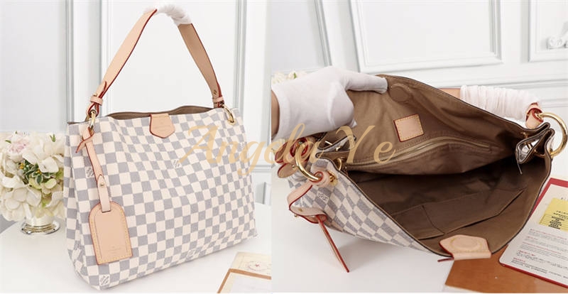 Top quality real leather shoulder bag size:35cm/41cm LOV CM #18013 - Image 5