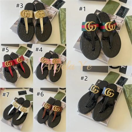 High quality slipper for women size:5-11 with box GUI #19333
