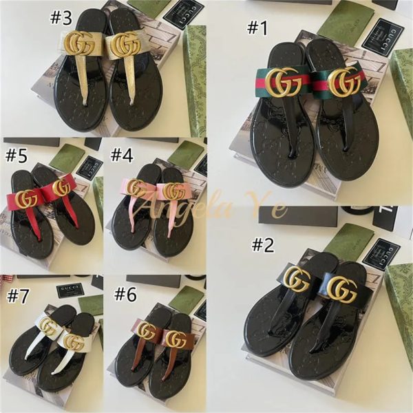 High quality slipper for women size:5-11 with box GUI #19333
