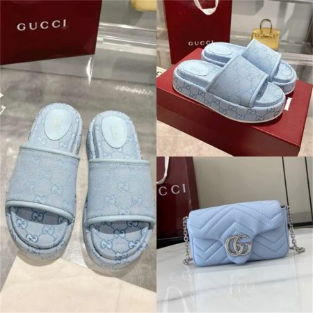1 set Fashion slipper & bag Free Shipping GUI #21114