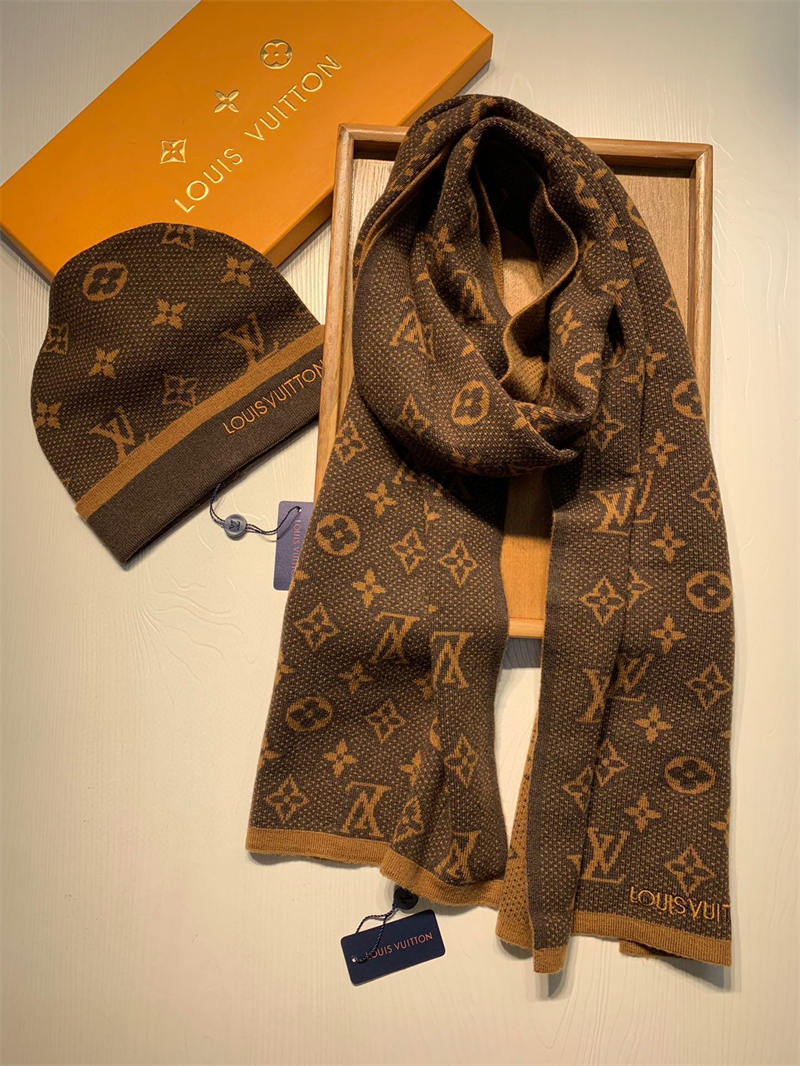 Wholesale Fashionable scarf & hat set LOV #A0311