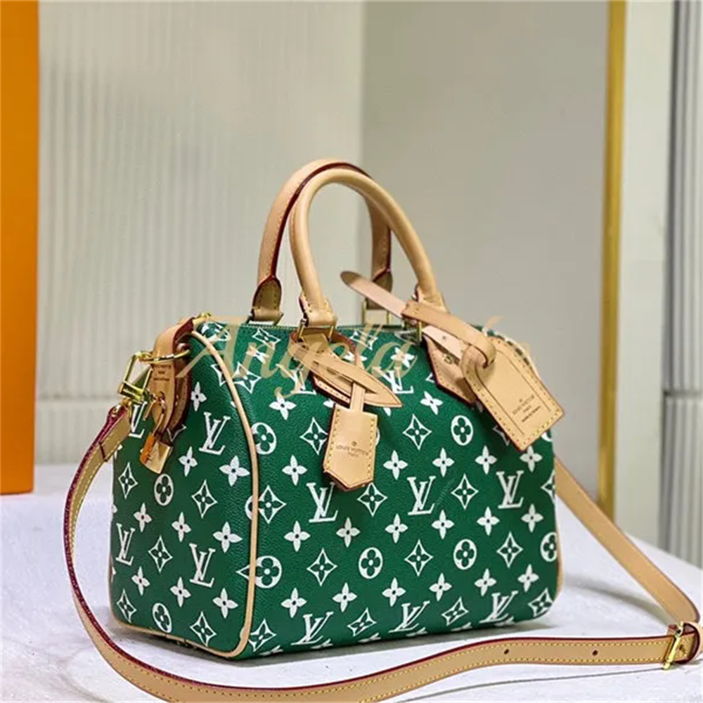 Top quality  real leather speedy Handbag size:25*15*15cm LOV #23242 - Image 2