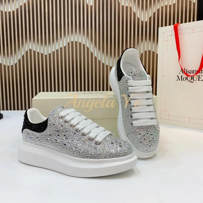 High quality diamond sneaker size:5-11 with box free shipping MCN #23441 - Image 7