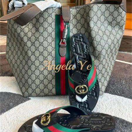1 set fashion slipper & Tote bag free shipping GUI#23478