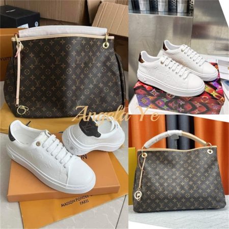 1 set  sneaker & shoulder bag & handbag free shipping LOV #23502