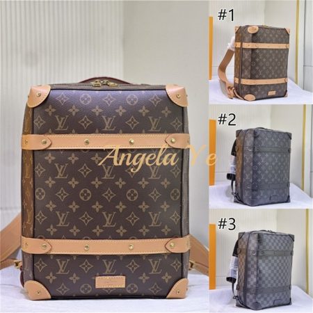Top quality  real leather backpack size:36*28*14cm LOV #23506
