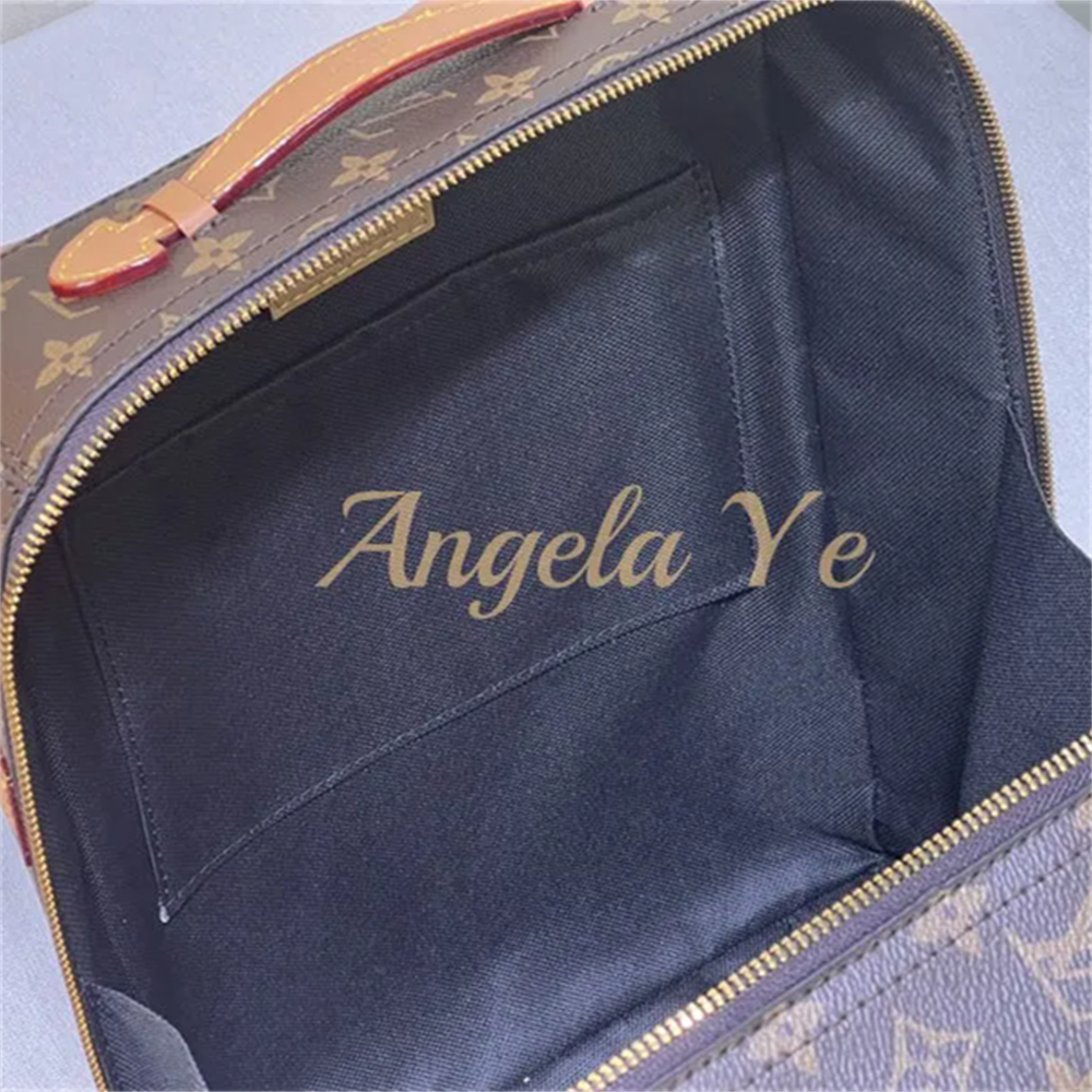 Top quality  real leather backpack size:36*28*14cm LOV #23506 - Image 3