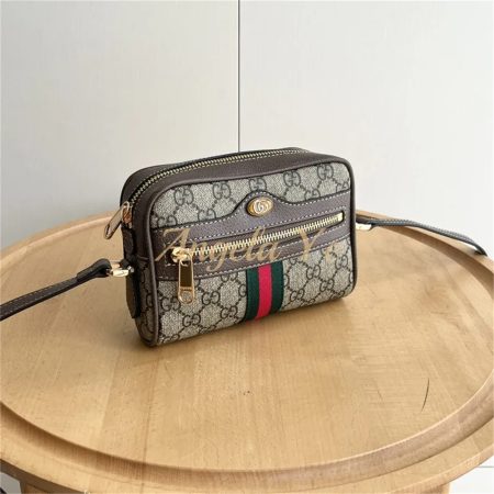 Top quality real leather shoulder bag size:17.5*12*5.5cm GUI #24000 - Image 2