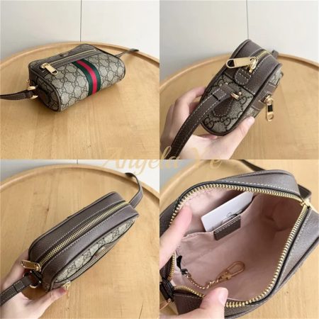 Top quality real leather shoulder bag size:17.5*12*5.5cm GUI #24000 - Image 3