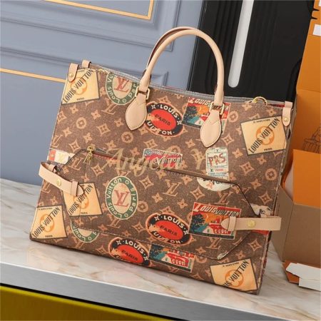 Top quality real leather Tote bag size:43*33*18.5cm LOV #24064