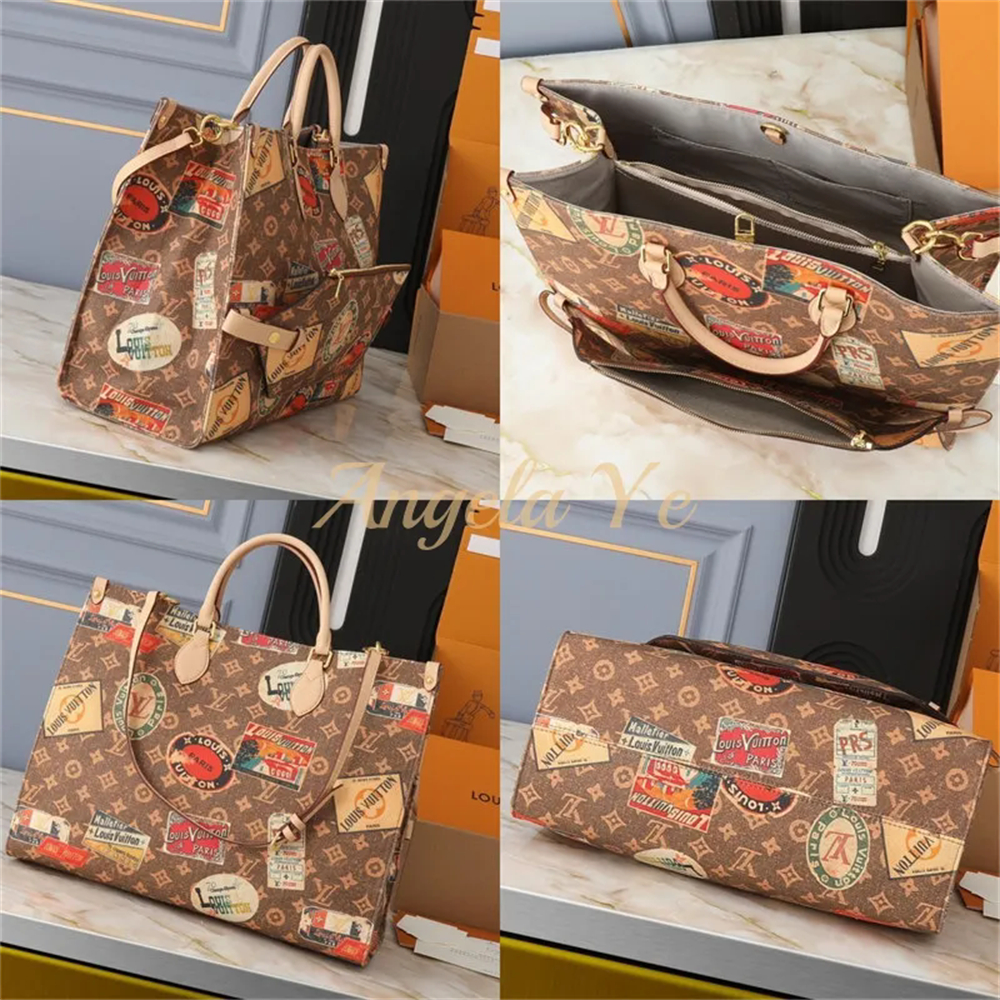 Top quality  real leather Tote bag size:43*33*18.5cm LOV #24064 - Image 2
