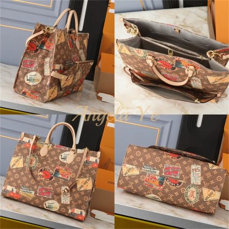 Top quality real leather Tote bag size:43*33*18.5cm LOV #24064 - Image 2
