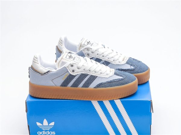High quality denim sport shoes & shoulder bag set free shipping LOV #24173