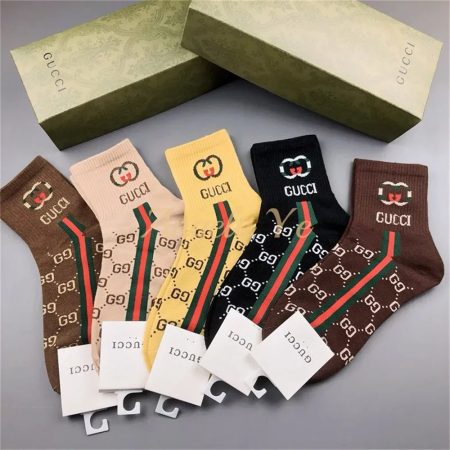 High quality  socks with box(One box contains 5 pairs) GUI #24666 - Image 5