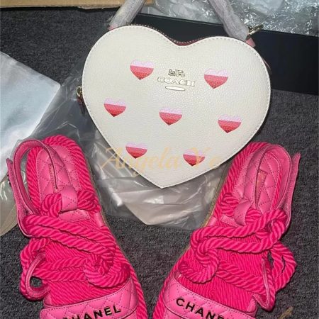 1 set fashion sandals & shoulder bag free shipping CHL Valentine's Day #24913 - Image 3