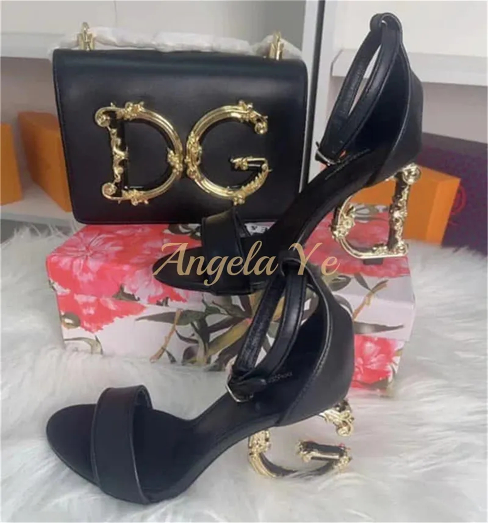 High quality High heels sandals & shoulder bag free shipping DOA #24920 - Image 1