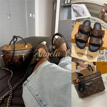 1 set fashion slipper & handbag free shipping LOV #24981