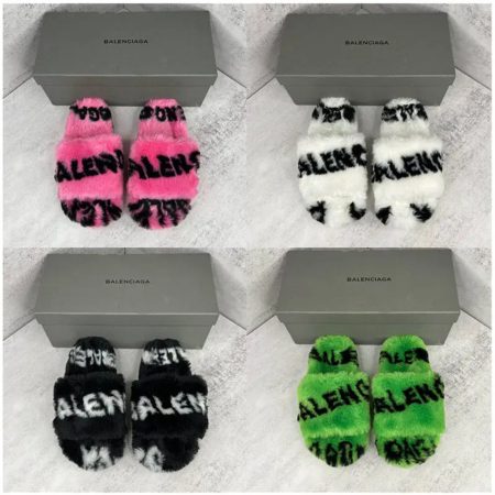 Wholesale  Fluffy slipper for Women Size:5-11 with box BAA #25061