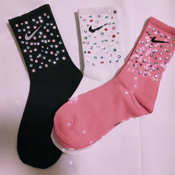 Wholesale Socks with diamond NIK BB #25187
