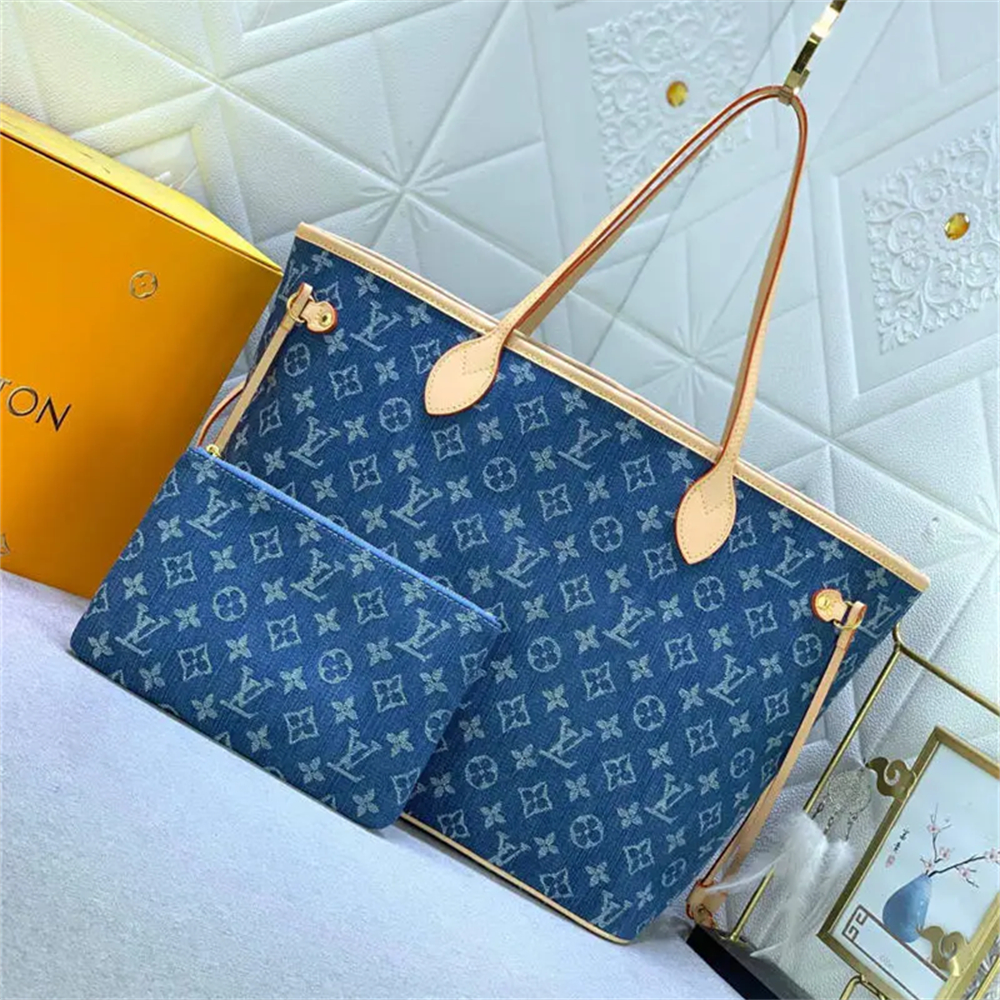 High quality slipper & denim Tote bag free shipping LOV #25395 - Image 2