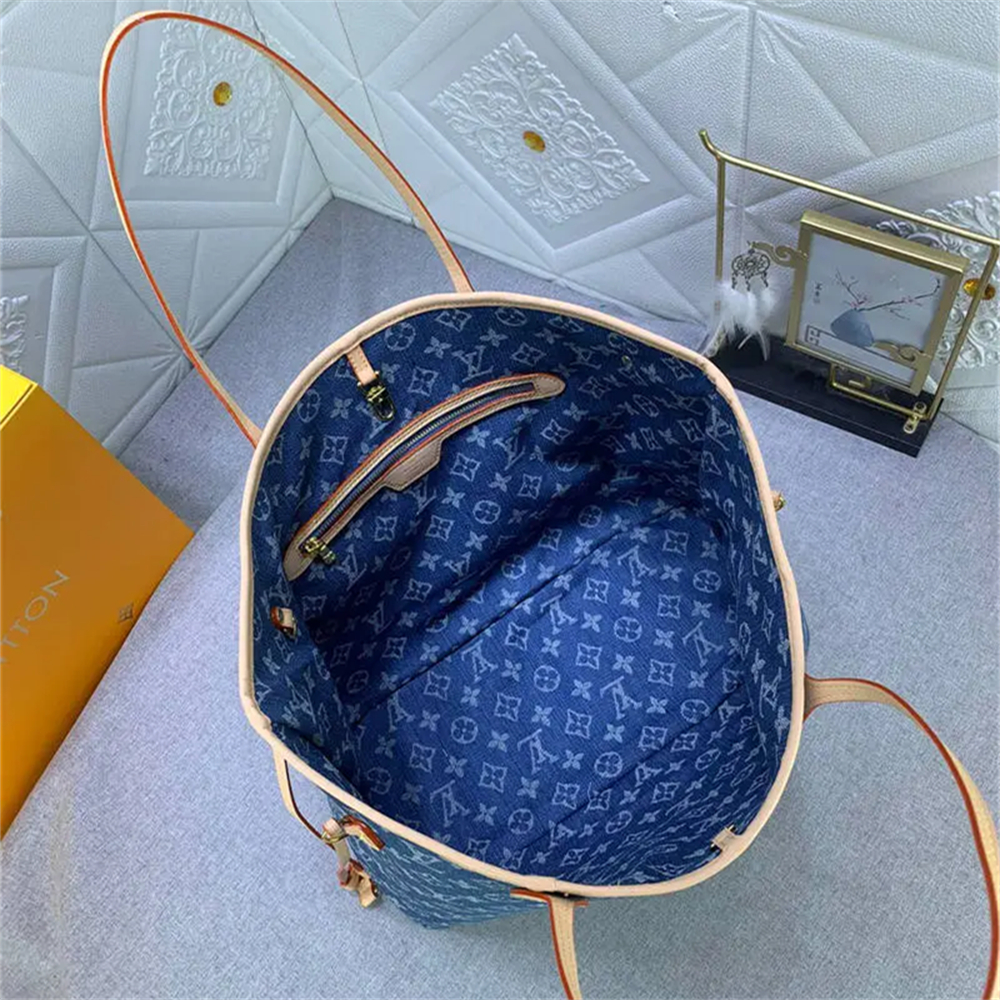 High quality slipper & denim Tote bag free shipping LOV #25395 - Image 3