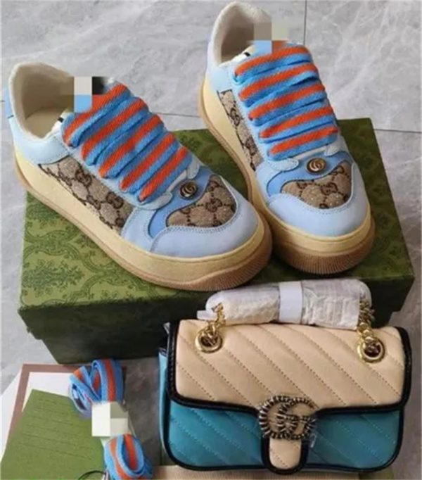 1 set fashion sneakers & shoulder bag free shipping GUI #25417