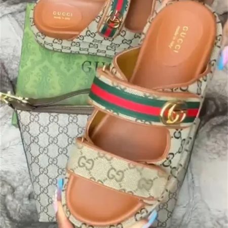 High quality slipper & shoulder bag free shipping GUI #25432