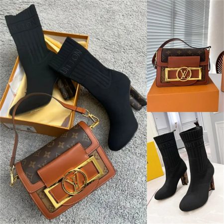 High quality boots & shoulder bag free shipping LOV #26187