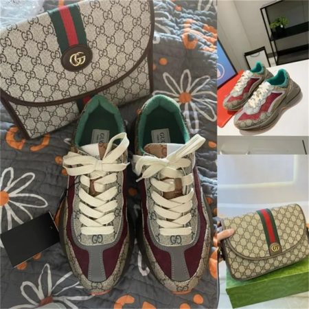 1 set fashion shoes & messenger bag free shipping GUI #26200