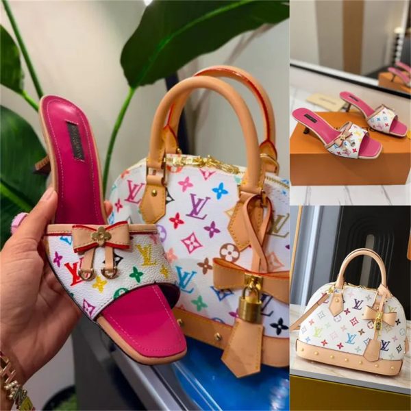 High quality slippers & handbag free shipping LOV #26210