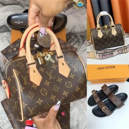 1 set fashion slipper & shoulder bag free shipping LOV #26234