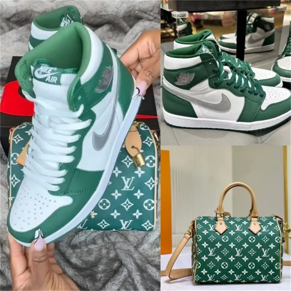 1 set fashion sport shoes & handbag free shipping LOV #26279 - Image 1