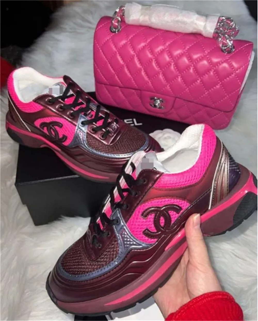 High quality sneaker & shoulder bag free shipping CHL#26309 - Image 1