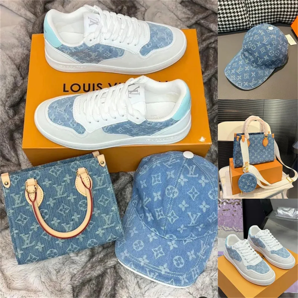 High quality sneakers & Tote bag & hat free shipping LOV #26471 - Image 1
