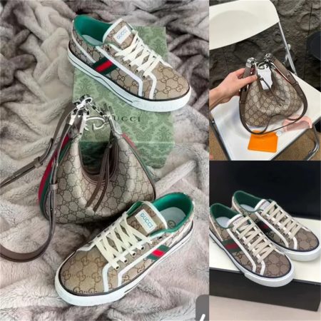 1 set fashion casual shoes & shoulder bag GUI #26489