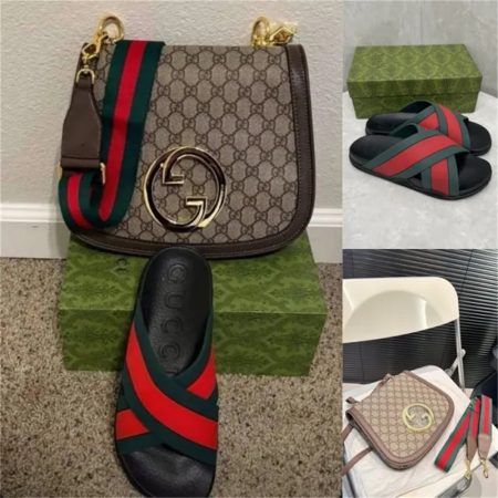 1 set fashion slipper & shoulder bag GUI #26546