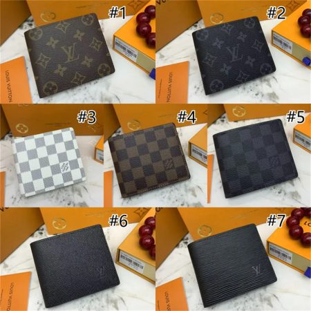 Top quality real leather wallet size:11.5*9cm LOV #26565