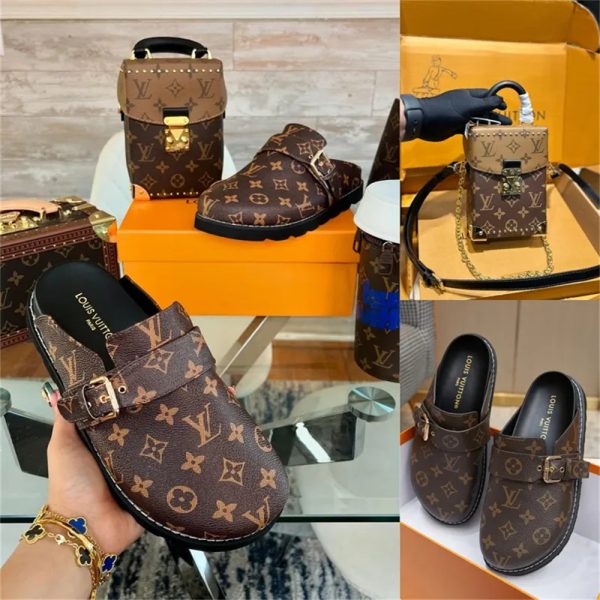 High qulaity slipper & phone bag set free shipping LOV #26574