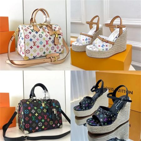 High quality sandals & handbag free shipping LOV #26602
